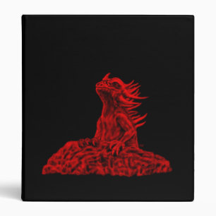 Little red Dragon Art KSZP Binder