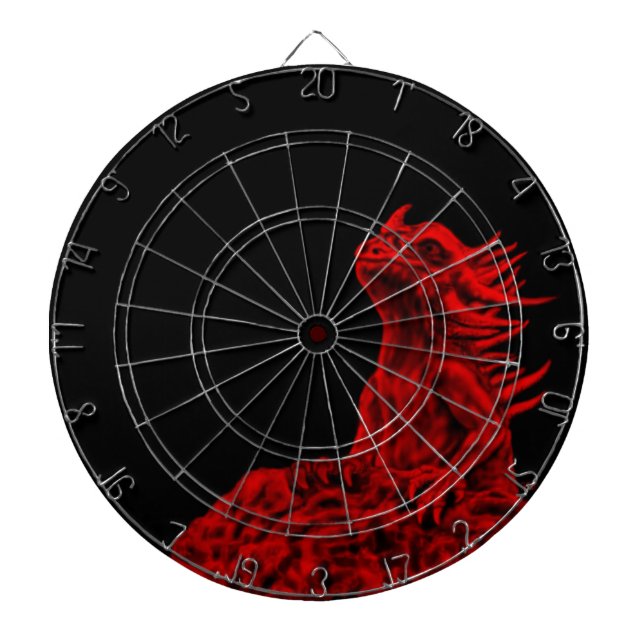 Little red Dragon Dartboard (Front)