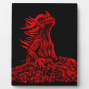 Little red Dragon Plaque