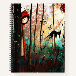 Little red fairtyale wolf notebook