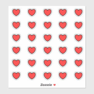 Little Red Hearts pattern