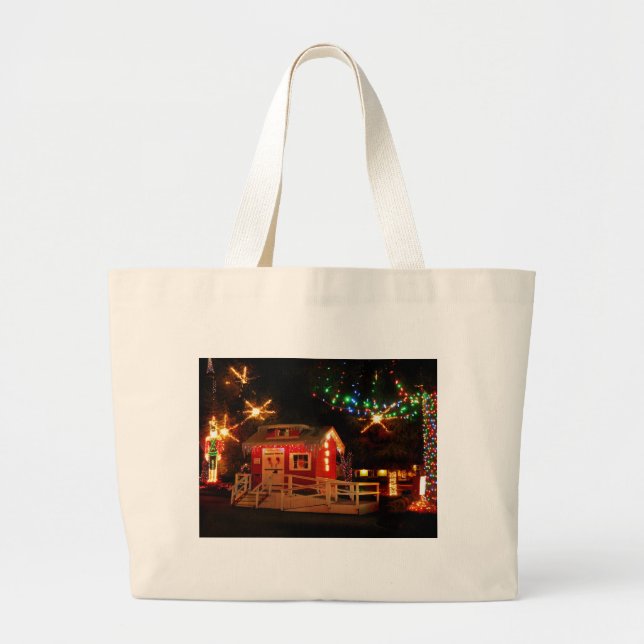 Little Red Large Tote Bag (Front)