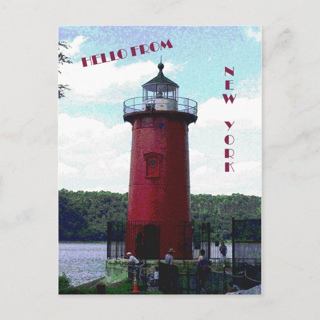 Little Red Lighthouse Postcard (Front)