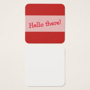 Little Red Printed Notes for Leaving Messages