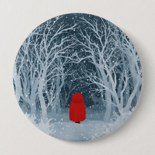 Little Red Riding Hood 4 Inch Round Button