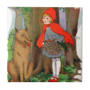 Little Red Riding Hood and the Wolf Tile