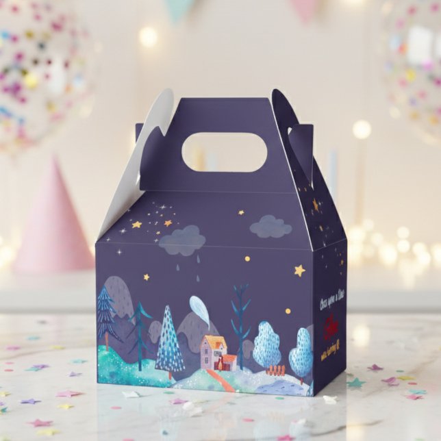 Little Red Riding Hood Birthday Favor Bag Box (Creator Uploaded)