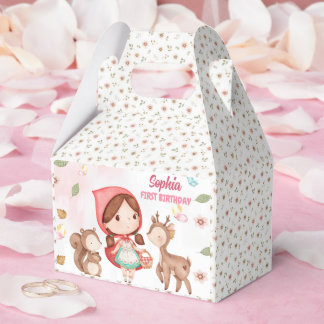  Little Red Riding Hood Birthday Favor Bag Favor  Box