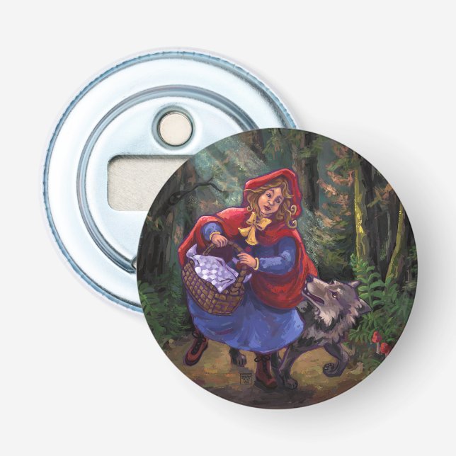 Little Red Riding Hood Bottle Opener (Front)