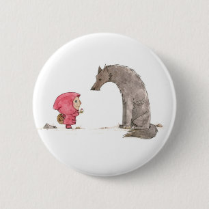 Little Red Riding Hood Button