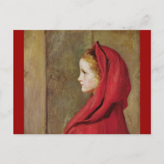 Little Red Riding Hood by John Everett Millais Postcard