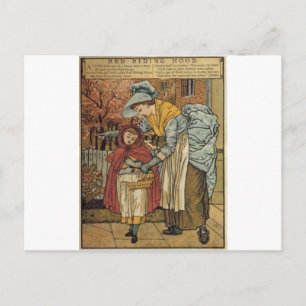 Little Red Riding Hood by Walter Crane 1845 ~ 1915 Postcard