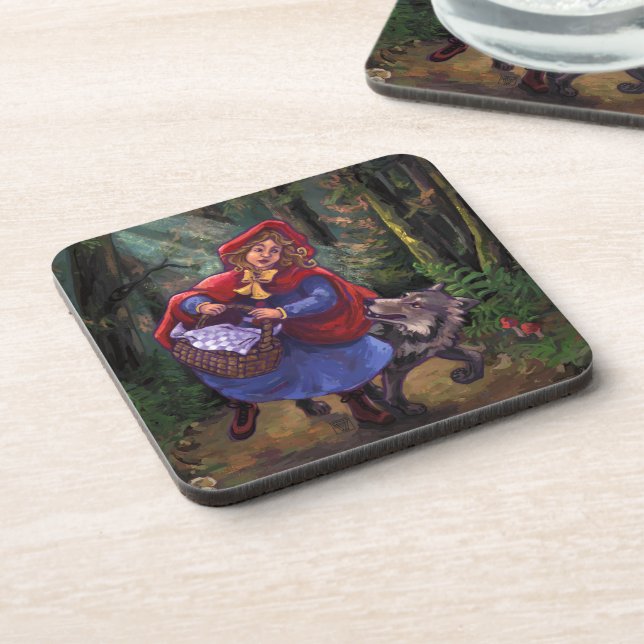 Little Red Riding Hood Coaster (Left Side)