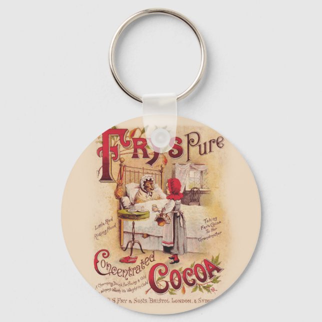 Little Red Riding Hood Cocoa Keychain (Front)