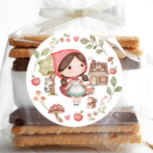 Little Red Riding Hood Cute Whimsical