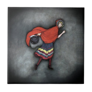 Little Red Riding Hood ~Fairy Tale~Jennie Harbour~ Tile
