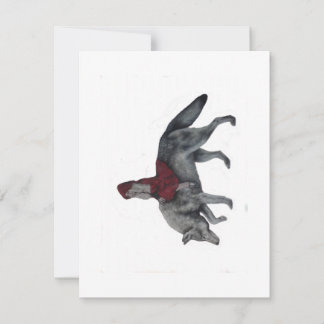 Little Red RIding Hood Holiday Card