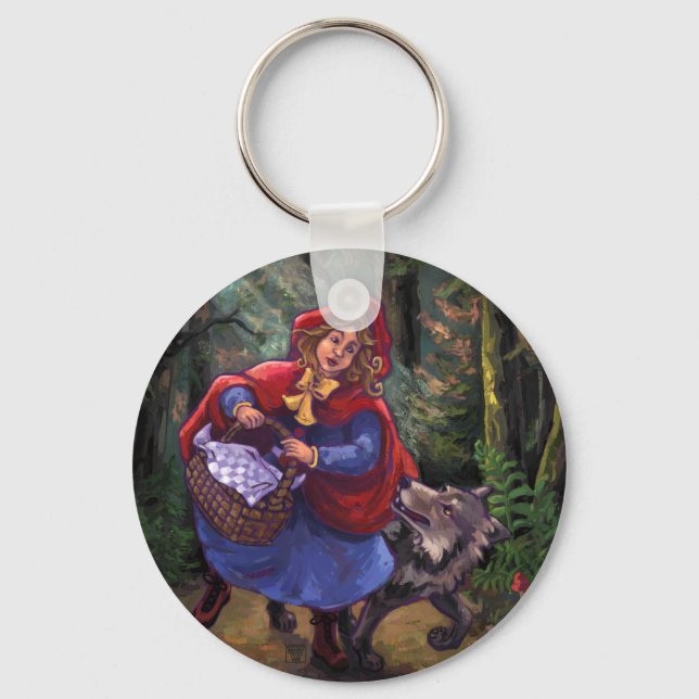 Little Red Riding Hood Keychain (Front)
