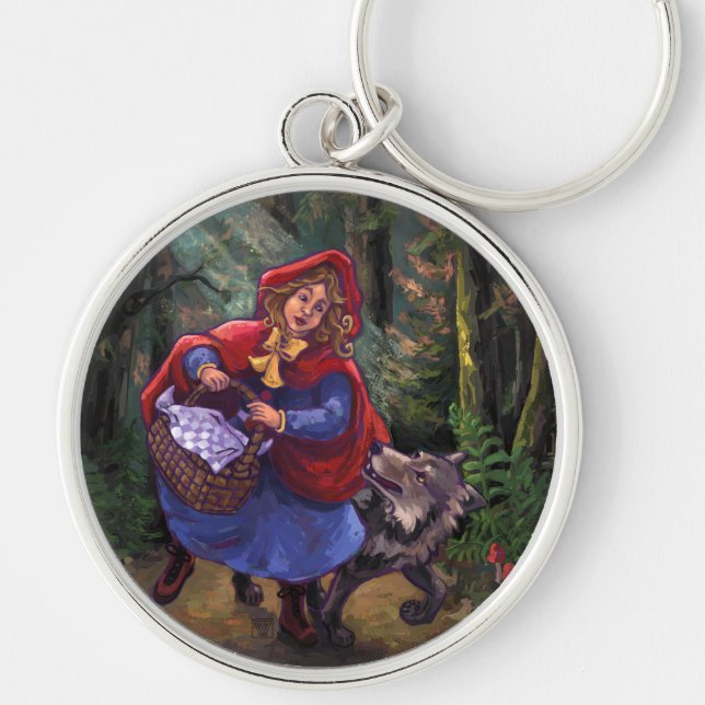 Little Red Riding Hood Keychain (Front)