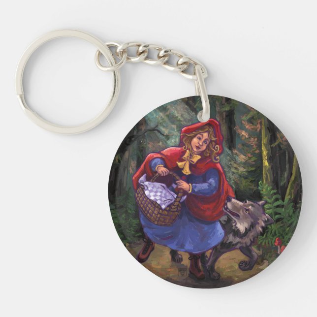 Little Red Riding Hood Keychain (Front)