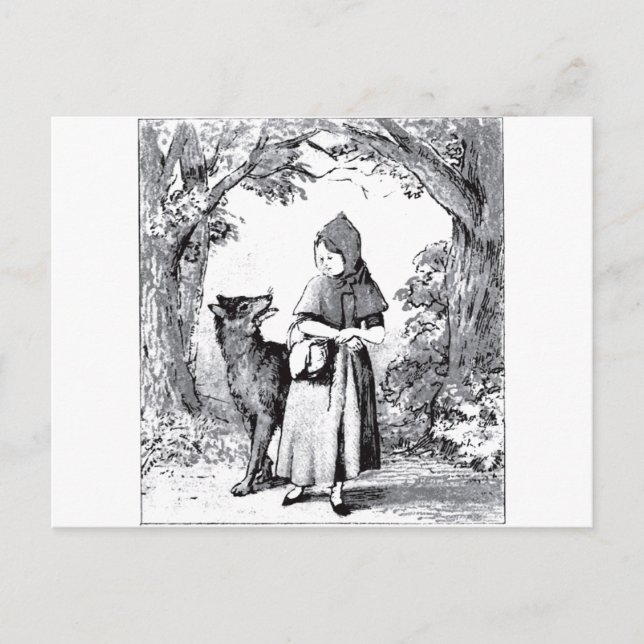 little-red-riding-hood-pictures-3 postcard (Front)