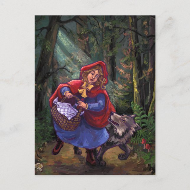Little Red Riding Hood Postcard (Front)