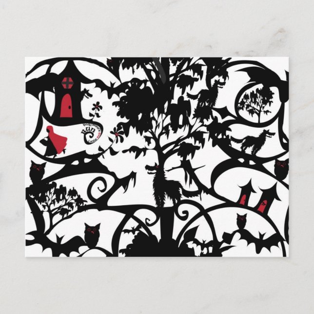 Little Red Riding Hood Postcard (Front)