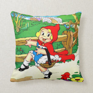 Little Red Riding Hood Throw Pillow