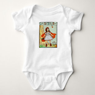 Little Red Riding Hood Vintage Cute Baby Bodysuit