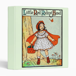 Little Red Riding Hood Vintage Cute Binder
