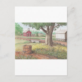 Little Red School House Postcard