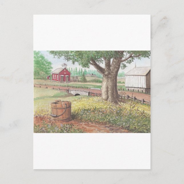 Little Red School House Postcard (Front)