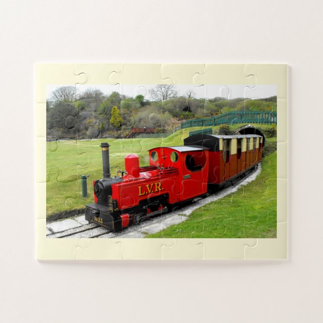 Little red train jigsaw puzzle (Horizontal)