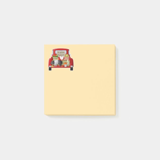 Little Red Truck Post-it Notes (Front)
