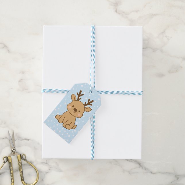 Little Reindeer Gift Tags (With Twine)