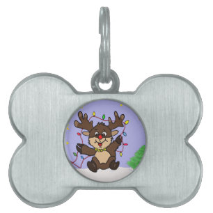 Little Reindeer Pet Tag