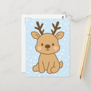 Little Reindeer Postcard