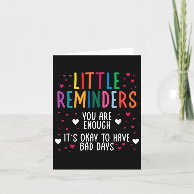 Little Reminder Depression Suicide Mental Health C Card (Front)