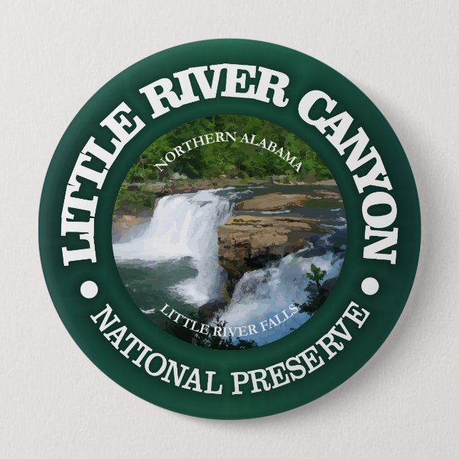 Little River Nat. Preserve (OBP) 4 Inch Round Button (Front)