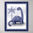 Little Roar Dinosaur - Brachiosaurus Nursery Art