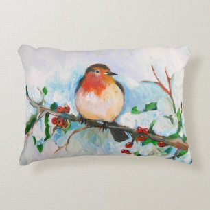 Little Robin Accent Pillow