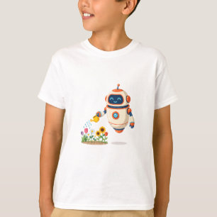 Little Robot Gardener T-Shirt