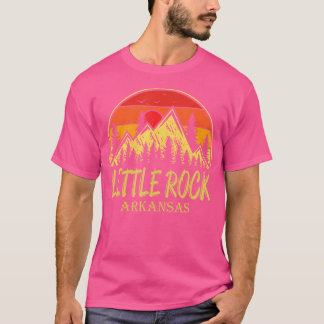 Little Rock Arkansas Ar Mountains Hike Hiking Souv T-Shirt