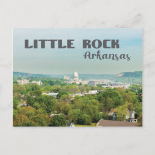 Little Rock, Arkansas avec carte postale Capitol