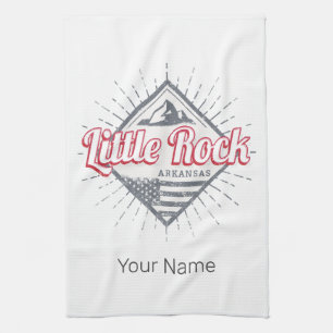 Little Rock Arkansas City United States USA Design Kitchen Towel