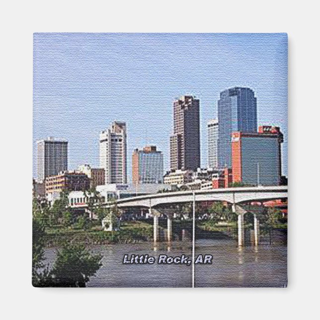 Little Rock, Arkansas Magnet (Front)