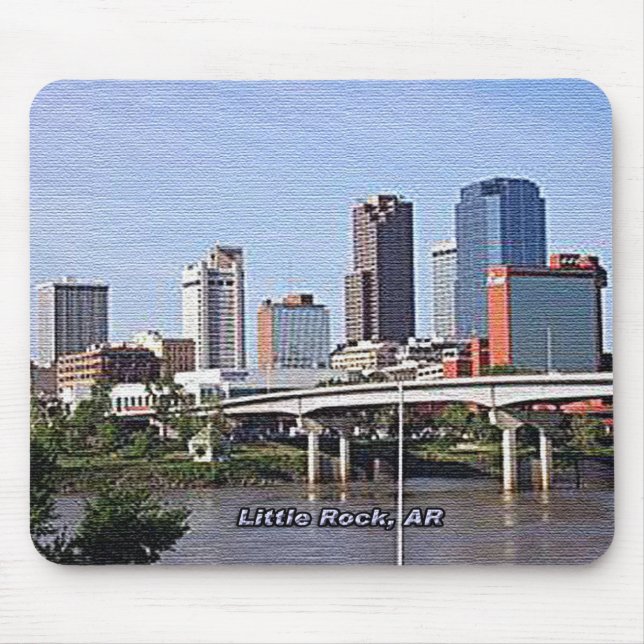 Little Rock, Arkansas Mouse Pad (Front)