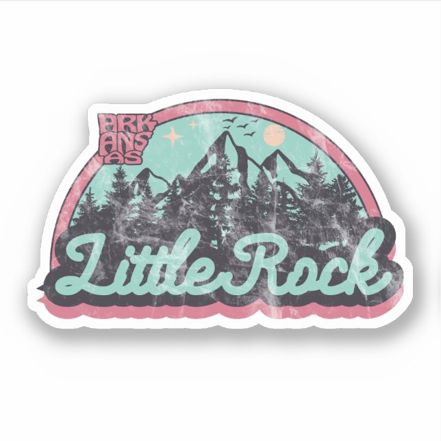 Little Rock, Sticker Arkansas (Devant)