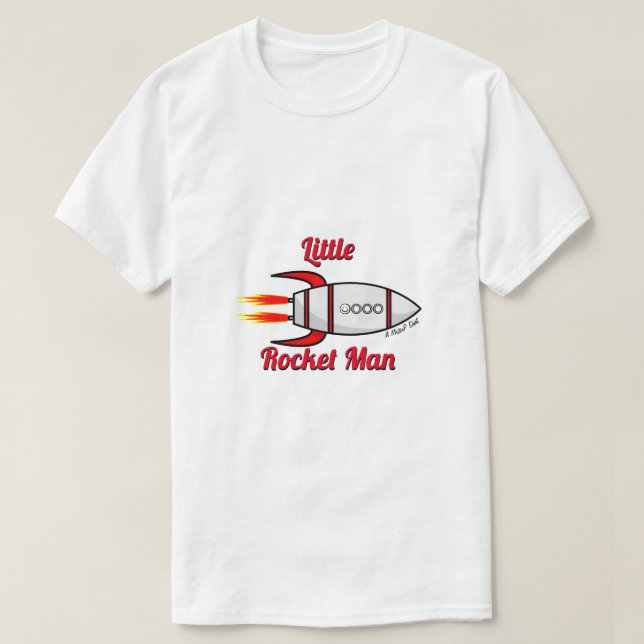 Little Rocket Man - A MisterP Shirt (Design Front)
