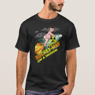 Little Rocket Man Funny Kim Jong Un Trump T-shirt